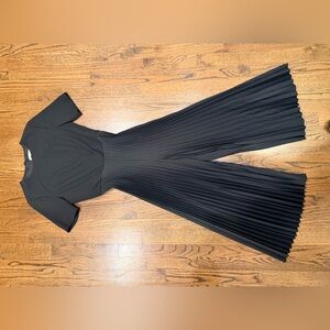 Trina Turk Black Pleated Romper